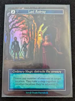 Sorcery Contested Realm - Led Astray FOIL - Arthurian Legends - Pack Fresh!!! - Image 3