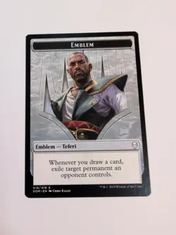 Emblem - Teferi, Hero of Dominaria MTG Dominaria NM - Image 2