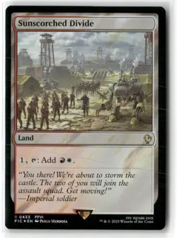 Sunscorched Divide Commander Final Fantasy Surge Foil NM MTG MAGIC - Image 1