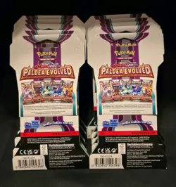 Pokemon TCG 10x Paldea Evolved Sleeved Booster Pack LOT!! 10qty Sleeved Boosters - Image 2