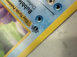 1999 Pokemon Base Set Shadowless First Edition Squirtle 63/102 with Minor Crease - Image 3