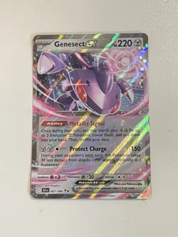 Genesect ex 067/086 Holo Double Rare SV Black Bolt Pokemon TCG NM - Image 1
