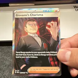 Giovanni's Charisma SR 197/165 Ultra Rare Pokemon Scarlet & Violet 151 NM - Image 1