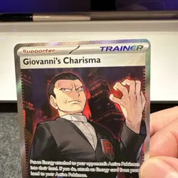 Giovanni's Charisma SR 197/165 Ultra Rare Pokemon Scarlet & Violet 151 NM - Image 2