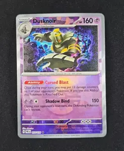 Dusknoir Poke Ball Pattern 037/131 Sv: Prismatic Evolutions Holo NM Pokemon TCG - Image 1