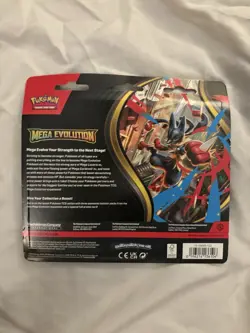 Pokemon TCG Mega Evolution 3 Pack Blister (Golduck) Factory Sealed - Image 2