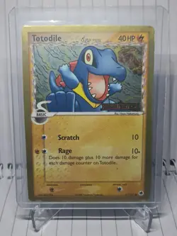 Pokemon TCG Totodile 67/101 Delta Species Holo Rare Dragon Frontiers - Image 1