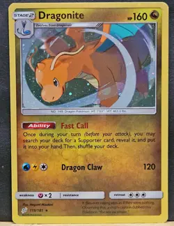 Pokemon Lot of 5 Dragonite Holos 3 are Cosmos Holos M-NM Unplayed - Image 2