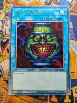 Yu-Gi-Oh 25th Anniversary Legend of Blue eyes - Pot of Greed LOB-EN119 - NM - Image 1