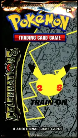 x1 Pokemon TCG Cards 25th Anniversary Celebrations Booster Pack NEW/SEALED - Image 2