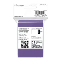 Ultra Pro 60 PURPLE PRO-MATTE Small Size Deck Protector NEW Gaming Card Sleeves - Image 3