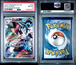 Pokemon TCG Baxcalibur Card 210/193 IR Sv02: Paldea Evolved 2023 PSA 8 - Image 3