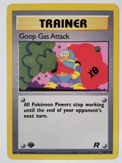 1ST EDITION Goop Gas Attack 78/82 NM / M - Team Rocket Pokemon Card - Image 1