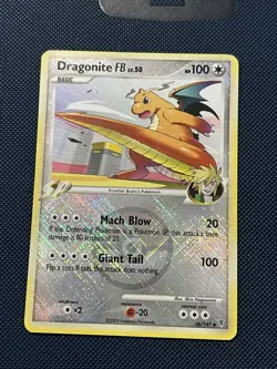 Dragonite FB - (League Promo) 056/147 League & Championship Cards Reverse Holo - Image 1