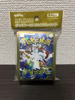 Pokemon Deck Shield Damage Design 64 Sleeves TCG Card Protector Japan - Image 1