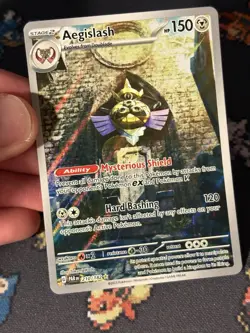 Pokemon Cards Aegislash 210/182 Illustration Rare Paradox Rift - (NM) #1 - Image 2