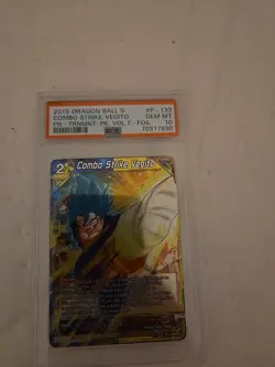 Dragon Ball Super Card Game Combo Strike Vegito P-133 FOIL PSA 10 GEM MT - Image 1