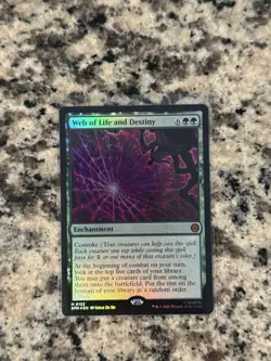 Magic the Gathering MTG SPM Web of Life and Destiny 122 Foil Near Mint - Image 1