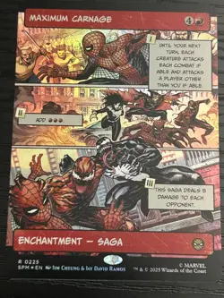 Maximum Carnage (Borderless) Marvel's Spider-Man Foil - Image 1
