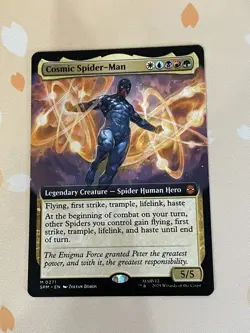 Magic The Gathering, Cosmic Spider-Man, ENG, NM, Extended Art - Image 1