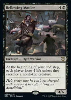 Bellowing Mauler - Commander: Streets of New Capenna #033/093 MTG Magic The Gath - Image 1
