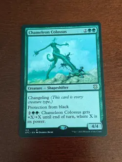 MTG Chameleon Colossus Forgotten Realms Commander - Image 1