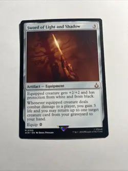 Sword of Light and Shadow Universes Beyond: Assassin's Creed MTG Plus Bonus Rare - Image 1