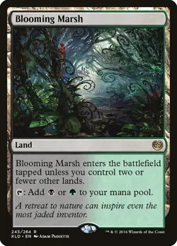 Magic the Gathering (mtg): KLD: Blooming Marsh - Rare - Image 1