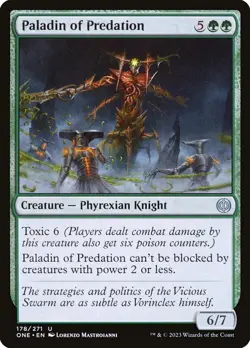 Paladin of Predation Foil (178) Phyrexia: All Will Be One ONE MTG Magic - Image 1