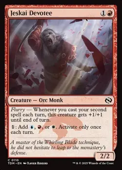 1x Jeskai Devotee NM Eng MTG - Tarkir: Dragonstorm - Image 1