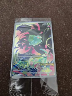 Pokemon TCG Mega Evolutions 133/132 Bulbasaur Full Art Stamped Promo - Sealed - Image 1