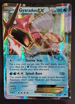 2015 Pokemon XY BREAKpoint 26/122 Gyarados EX - Image 1