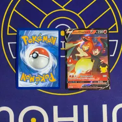Pokemon Lance's Charizard V + Dark Sylveon V SWSH 133/134 Celebrations Promo NM - Image 3