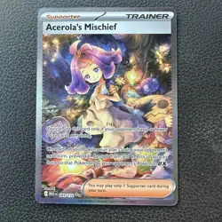 Acerola’s Mischief Pokemon Mega Evolution 183/132 SIR PACK FRESH - Image 1