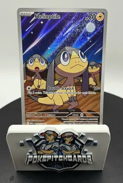 Helioptile 143/132 Me01: Mega Evolution Holo Free Shipping Pokemon NM - Image 2