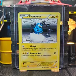 Thundurus Emerging Powers Holo Pokemon TCG 35/98 Black & White 2 Rare - Image 1