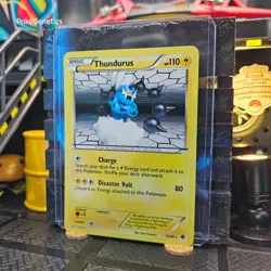 Thundurus Emerging Powers Holo Pokemon TCG 35/98 Black & White 2 Rare - Image 2