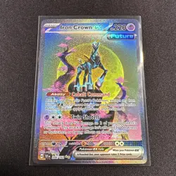 Iron Crown Ex 206/162 Pokemon Temporal Forces Special Illustration Rare NM - Image 1