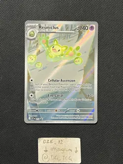 Pokemon Black Bolt Promo - Reuniclus - SVP 212 - Illustration Art Rare - MINT - Image 1