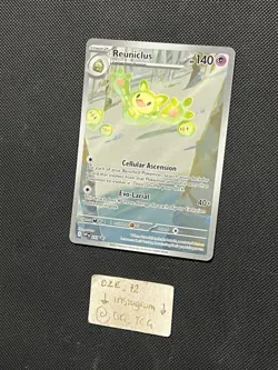 Pokemon Black Bolt Promo - Reuniclus - SVP 212 - Illustration Art Rare - MINT - Image 4