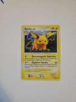 Pokemon TCG Raichu DP21 Diamond and Pearl Holo - Image 1