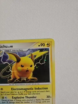 Pokemon TCG Raichu DP21 Diamond and Pearl Holo - Image 3