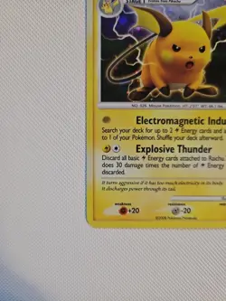 Pokemon TCG Raichu DP21 Diamond and Pearl Holo - Image 4