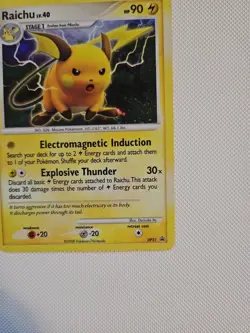 Pokemon TCG Raichu DP21 Diamond and Pearl Holo - Image 5