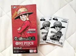 One Piece Card Game New Unopened Box with Tape Promo 2 Included Fast Shipping - Image 1