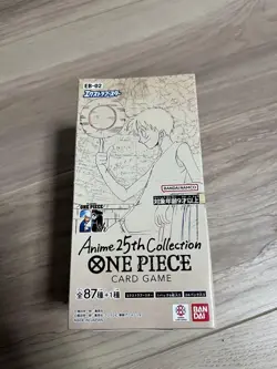 One Piece Card Game Extra Booster Anime 25th Collection New Unopened Box - Image 1
