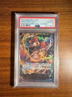 Portgas D. Ace PSA 10 2024 Premium Card Collection ST13-002 Collection - Image 1
