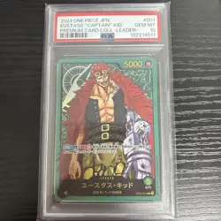 Eustace Kid PSA 10 One Piece L ST02-001 Card Mint Grade - Image 1