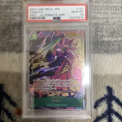 One Piece Yamato SEC Parallel Card OP01-121 PSA10 Mint - Image 1
