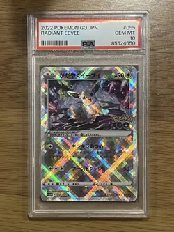 Eevee PSA 10 Pokemon Card Mint Graded Rare Collectible - Image 1